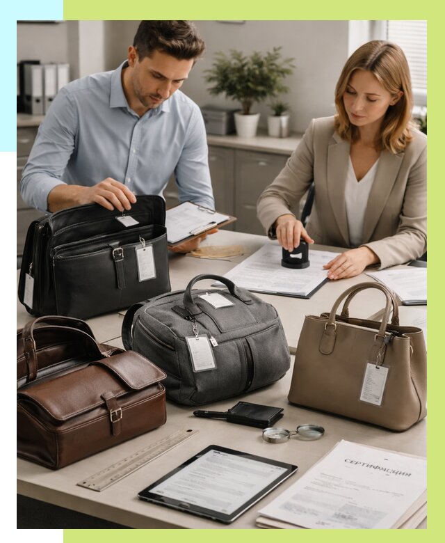 Сертификация сумок в Фурманове от 7641 руб. | Алешин-Фрв