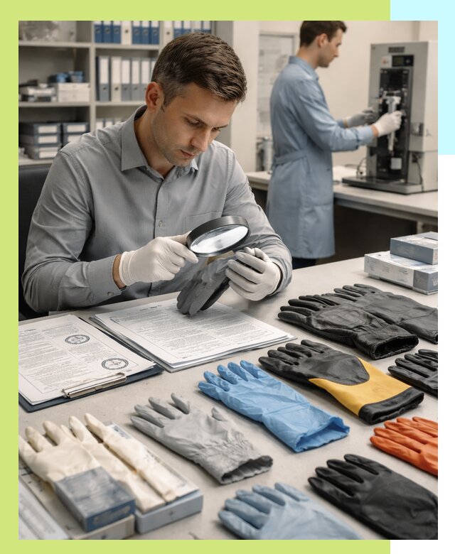 Сертификация перчаток и средств защиты продукции в Фурманове