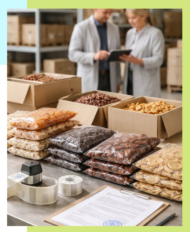 Сертификация сухофруктов в Фурманове от 12226 р. | Алешин-Фрв под ключ