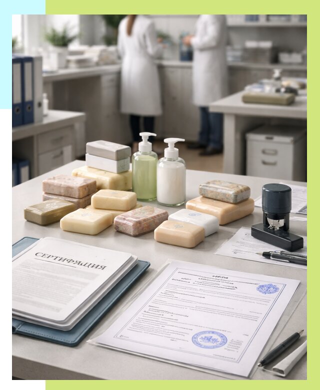 Сертификация мыла и сертификат на мыло в Фурманове от 12226 | Алешин-Фрв