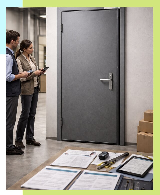 Сертификация противопожарных дверей в Фурманове от 9169 р. | Алешин-Фрв