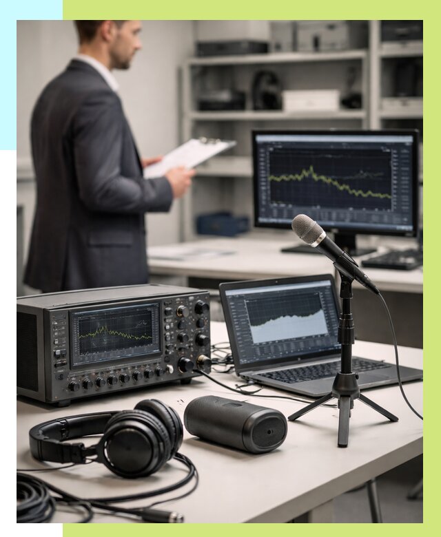 Сертификация аудиотехники в Фурманове от 15282 р., Алешин-Фрв