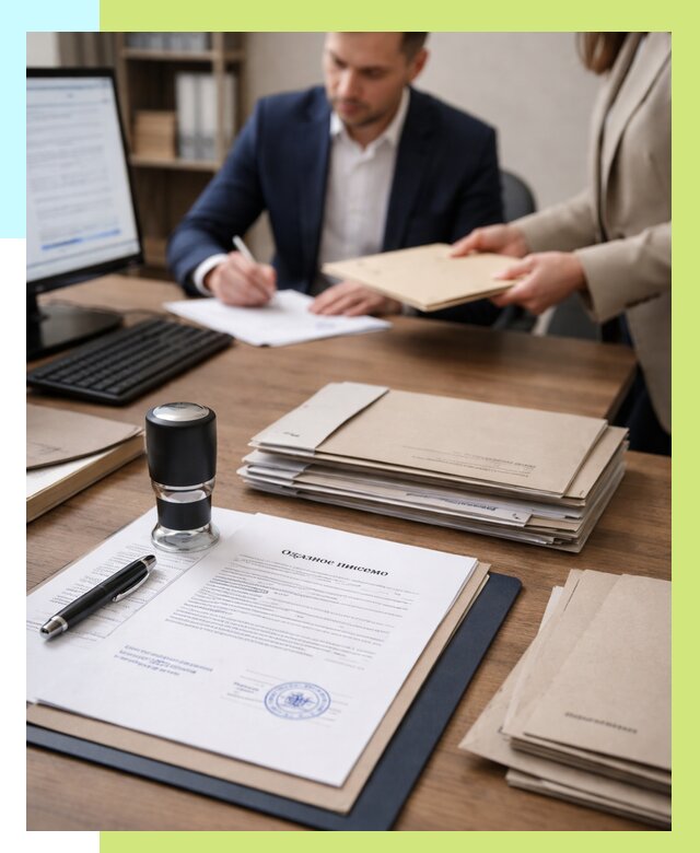 Отказное письмо для таможни в Фурманове от 3056 р, Алешин-Фрв