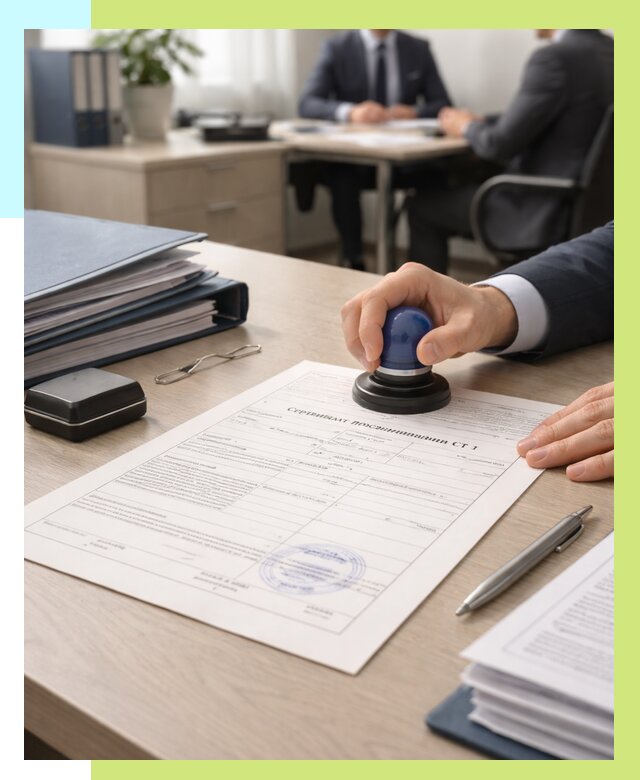 Сертификат происхождения СТ 1 в Фурманове от 4585 р. | Алешин-Фрв