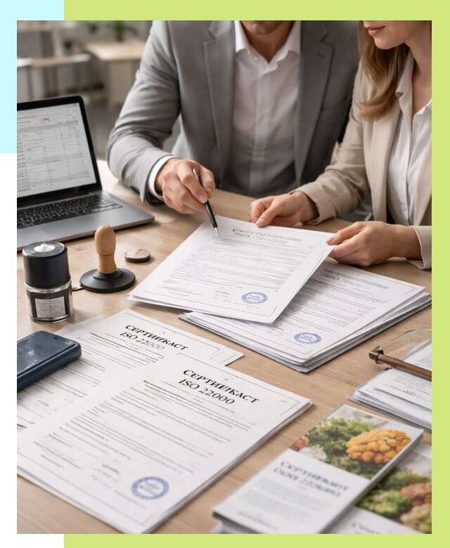 Сертификат ISO 22000 в Фурманове от 40752 р. под ключ | Алешин-Фрв